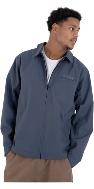 2026 Hurley Mens Knots Windbreaker Jacket HFA25MMVS04047 - Grey